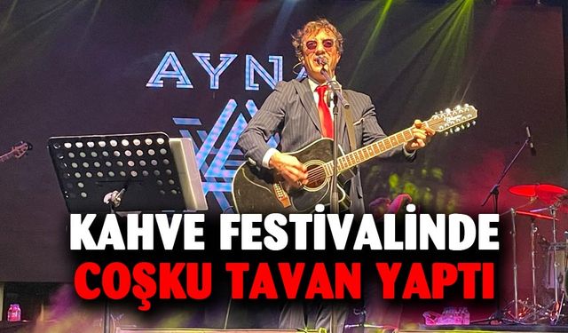 Afyon'da kahve festivalinde coşku tavan yaptı