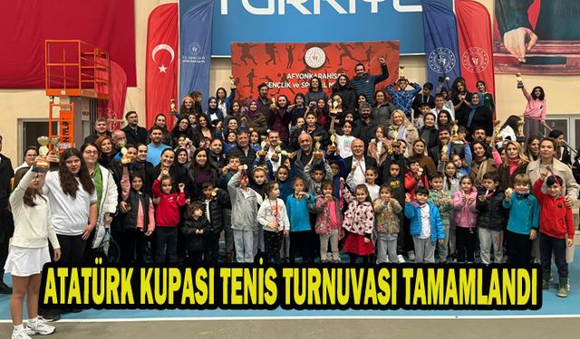 ATATÜRK KUPASI TENİS TURNUVASI TAMAMLANDI