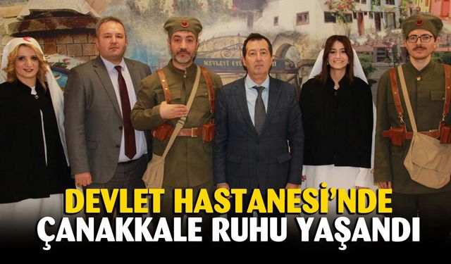 Afyonkarahisar Devlet Hastanesi’nde Çanakkale ruhu yaşandı