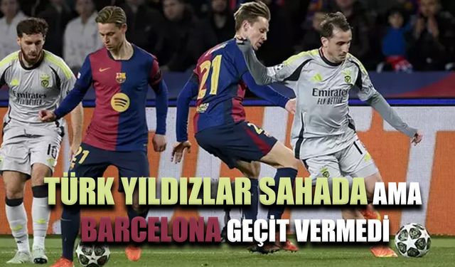 Barcelona, Benfica'yı geçerek çeyrek finale yükseldi