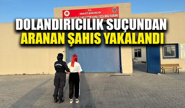 Dolandırıcılık suçundan aranan şahıs yakalandı