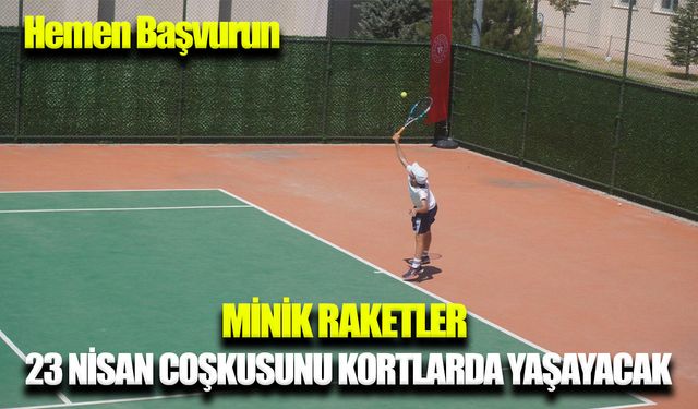 Afyonkarahisar’da 23 Nisan coşkusu tenis turnuvasıyla taçlanıyor