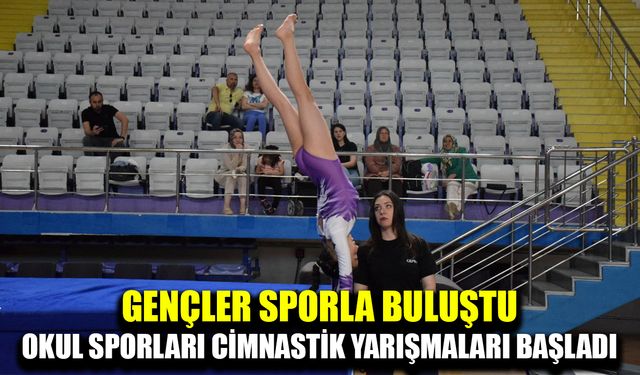 Okul Sporları Cimnastik Müsabakaları Afyonkarahisar’da başladı