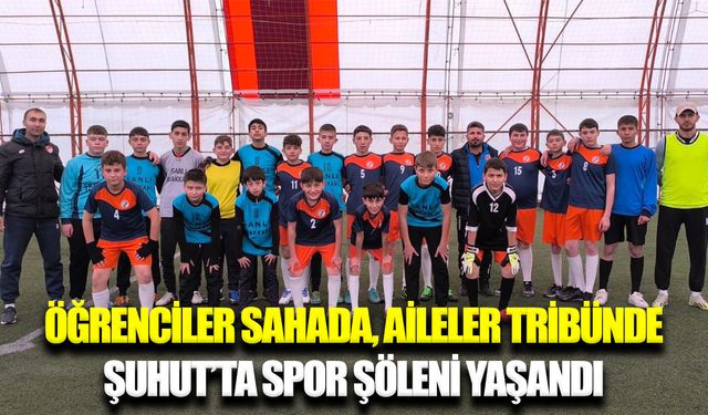 Şuhut’ta başarılı okullara kupaları takdim edildi