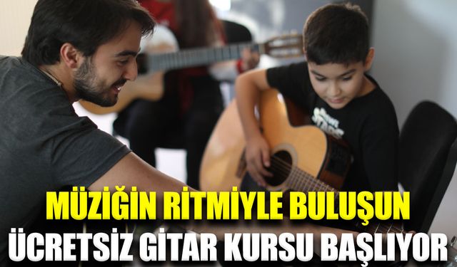 Afyonkarahisar Belediyesi’nden ücretsiz Gitar Kursu fırsatı
