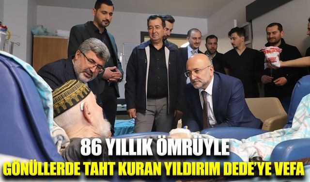 Ak Parti heyetinden Yıldırım Dede'ye ziyaret