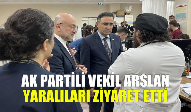 Vekil Arslan'dan vatandaşlara moral ziyareti