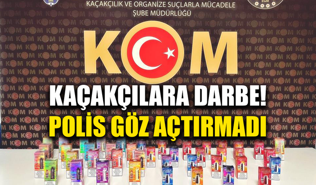 Kaçakçılara darbe! 42 elektronik sigara polis operasyonuyla ele geçirildi
