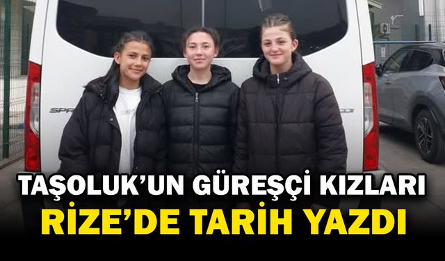 Taşoluk Güreş Takımından Rize'de Tarihi Başarı