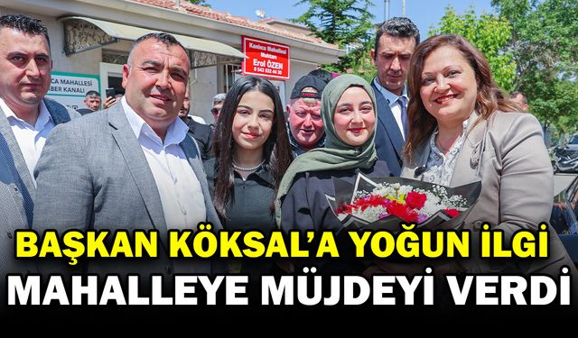 Başkan Köksal'dan Müjde! Bilgi Evi Yapılacak