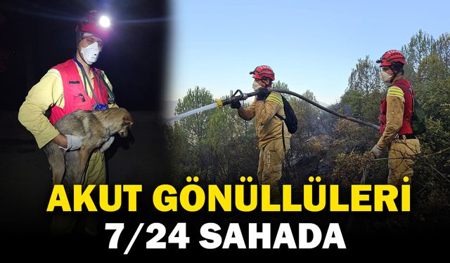 AKUT Afyonkarahisar Ekibi 2025 Temmuz Yangınlarında Görev Yaptı