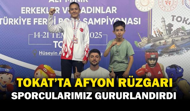 Afyonkarahisar Boks Takımı Tokat’ta Başarıyla Döndü