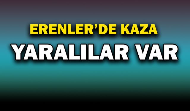İki aracın çarpıştığı kazada 2 kişi yaralandı