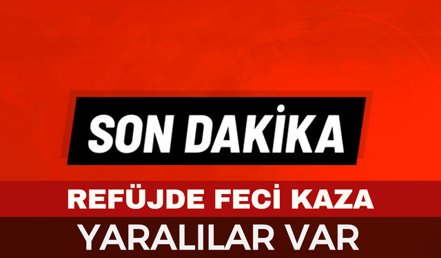 Afyonkarahisar refüjde feci kaza