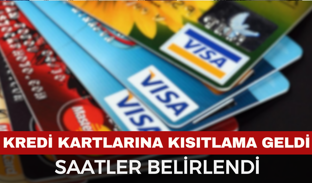 BDDK’dan Kredi Kartlarına Gece Kısıtlaması