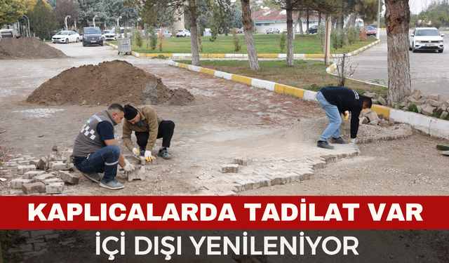 Hüdai Kaplıcalarında Tadilat Var