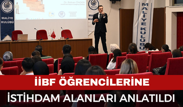 AKÜ'de Öğrencilere İstihdam Alanları Anlatıldı
