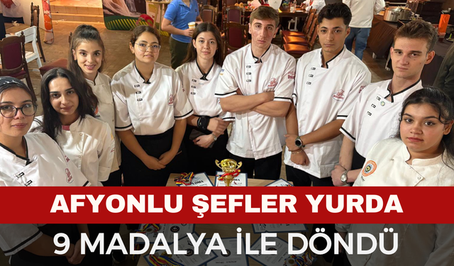 Genç Şefler Yurda Madalyalarla Döndü