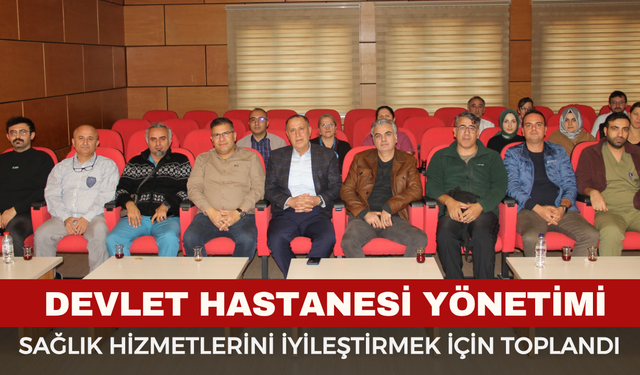 Afyonkarahisar Devlet Hastanesi’nde İyileştirme Toplantısı Yapıldı