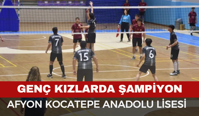 Okul Sporları Voleybol Müsabakaları Afyonkarahisar’da Sona Erdi