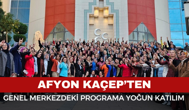 “Engelsiz Yarınlara” Programına Afyonkarahisar KAÇEP’ten Yoğun Katılım