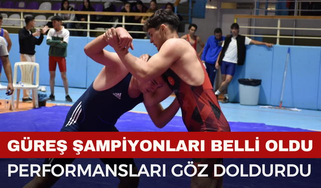 Güreş Şampiyonları Belli Oldu...