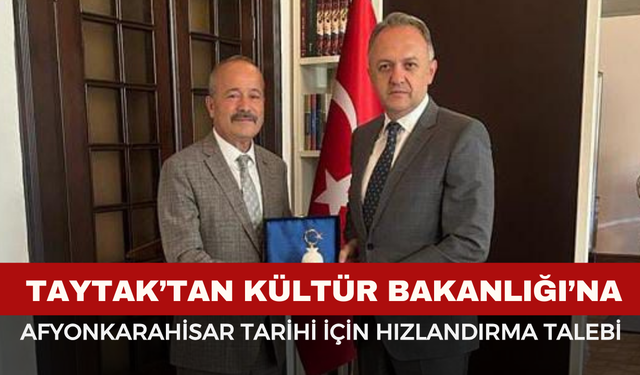MHP’li Taytak’tan Kültür Bakanlığı’na Çağrı