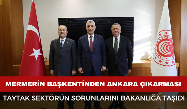 Afyon Mermeri Hususunda Milletvekili Taytak Çözüm İçin Masada