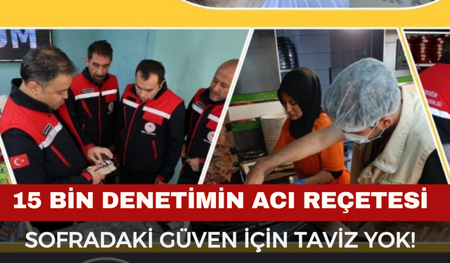 Afyon’da 15 Bin Denetimin Acı Reçetesi