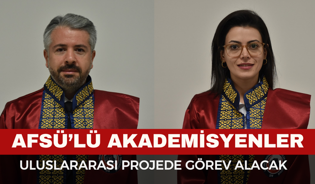 Afyonkarahisar Sağlık Bilimleri Üniversitesi Öğretim Üyeleri Uluslararası Projede Görev Alacak