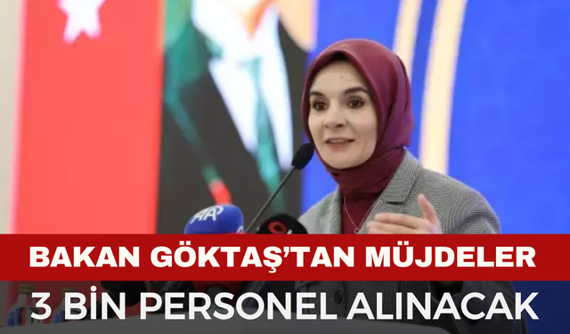 3  Bin Personel Alınacak, Doğum İzni Uzayacak