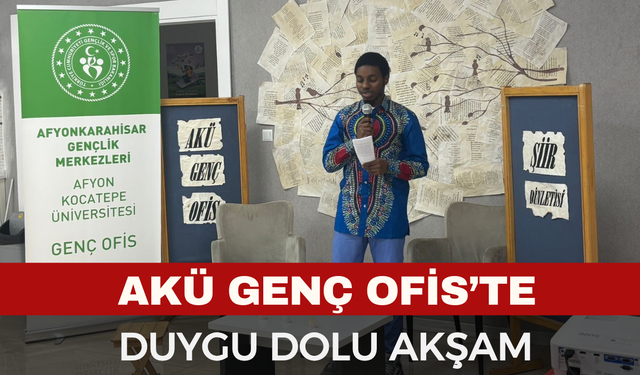 AKÜ Genç Ofis’te Duygu Dolu Akşam