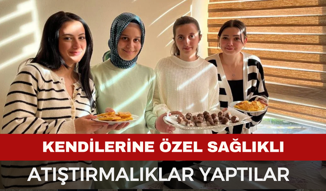 Afyon'da Öğrenciler Sağlıklı Atıştırmalık Atölyesinde Buluştu