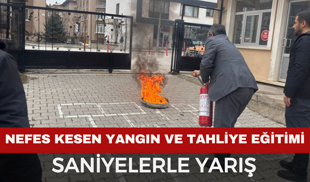 Afyon'da Okullarda AFAD Eğitimi