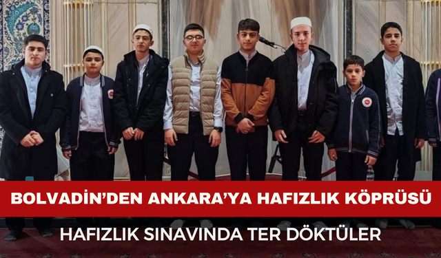 Bolvadinli gençler Hafızlık Sınavında ter döktü