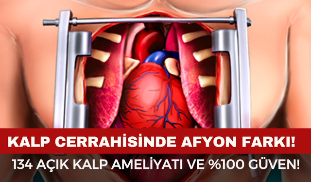 Afyonkarahisar Devlet Hastanesi’nde Büyük Başarı: 134 Açık Kalp Ameliyatı ve %100 Güven!