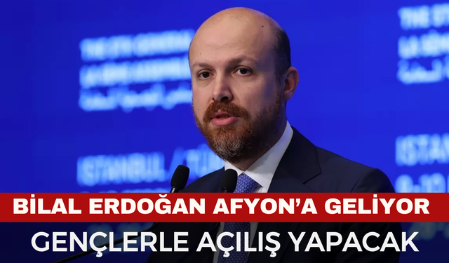 Bilal Erdoğan Afyonkarahisar’a Geliyor: TÜGVA İl Temsilciliği 14 Şubat’ta Açılıyor!