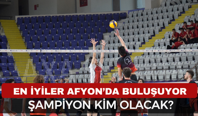 Voleybolda Büyük Final Heyecanı Afyonkarahisar’da! AXA Sigorta Erkekler 2. Lig Şampiyonu Belli Oluyor