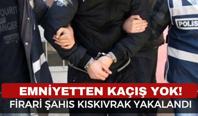 Afyonkarahisar’da Emniyetten Kaçamadı: 20 Yıl Hapis Cezası Bulunan Şahıs Yakalandı!