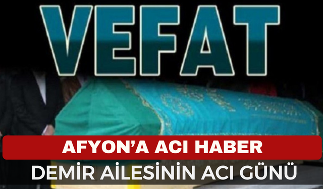 Afyon’da Naile Demir Hayatını Kaybetti