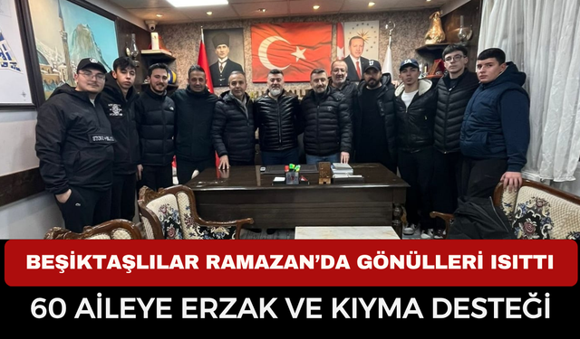 Afyon'da Beşiktaşlılar Ramazan'da gönülleri ısıttı