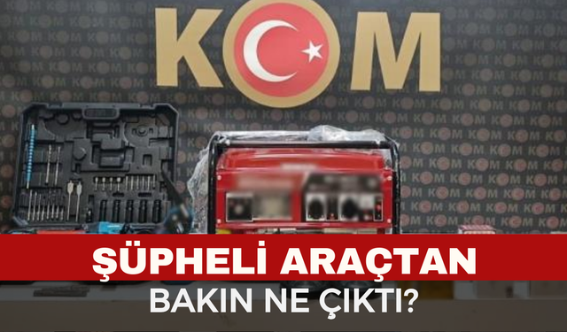 Afyonkarahisar’da Şüpheli Araçtan Bakın Ne Çıktı?