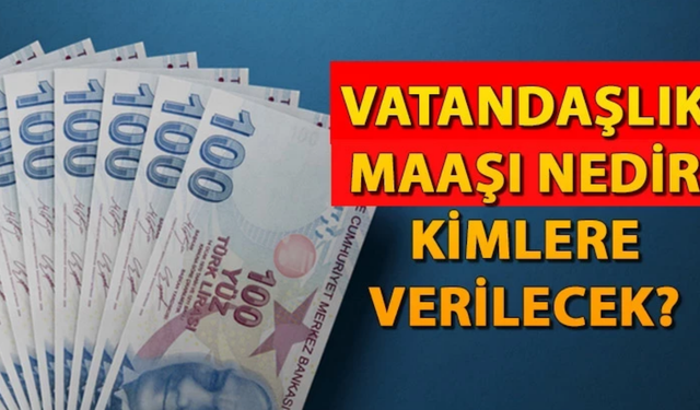 Vatandaşlık Maaşı Bu Yıl Başlıyor: Detayları Netleşti