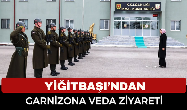 Afyon Valisi Yiğitbaşı’ndan Garnizona Veda Ziyareti