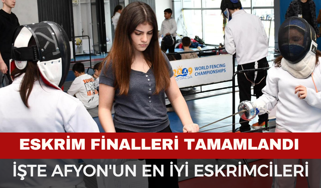 Afyonkarahisar’da Eskrim Rüzgarı: Pistin Genç Yıldızları Madalyalarını Aldı!