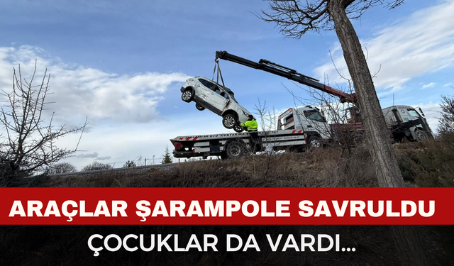 Afyon Emirdağ’da Kamyonetler Çarpıştı: İkisi Çocuk 3 Yaralı