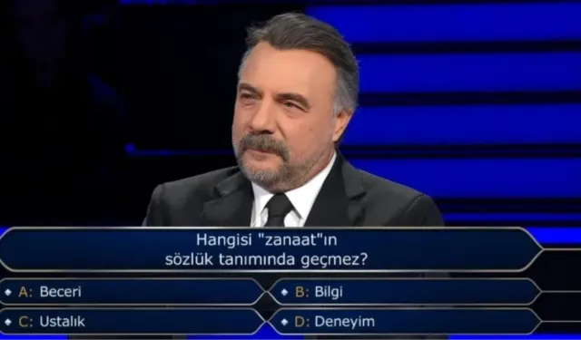 Hangisi "zanaat"ın sözlük tanımında geçmez?