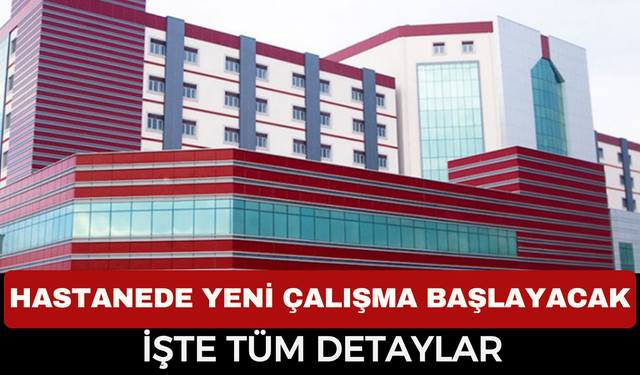 Afyonkarahisar Devlet Hastanesi'nde Çalışma Başlıyor
