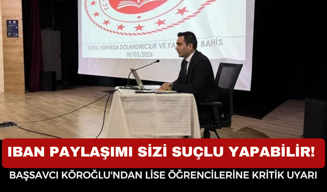 Sandıklı’da Gençlere "Dijital Zehir" Uyarısı: Yasa Dışı Bahis ve IBAN Kiralama Tehlikesine Dikkat!