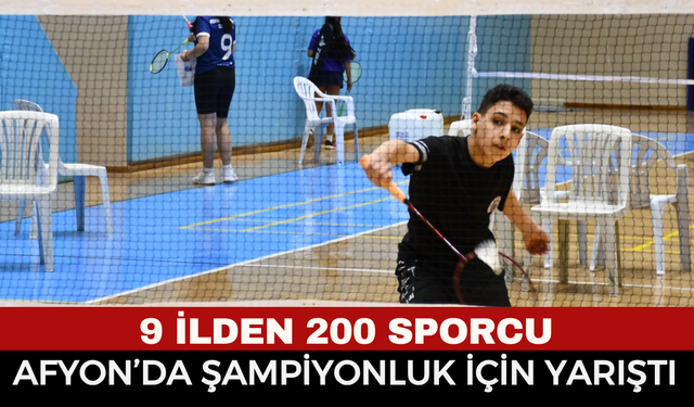 Afyonkarahisar’da Raketler Konuştu: 9 İlden 200 Sporcu Kıyasıya Yarıştı!